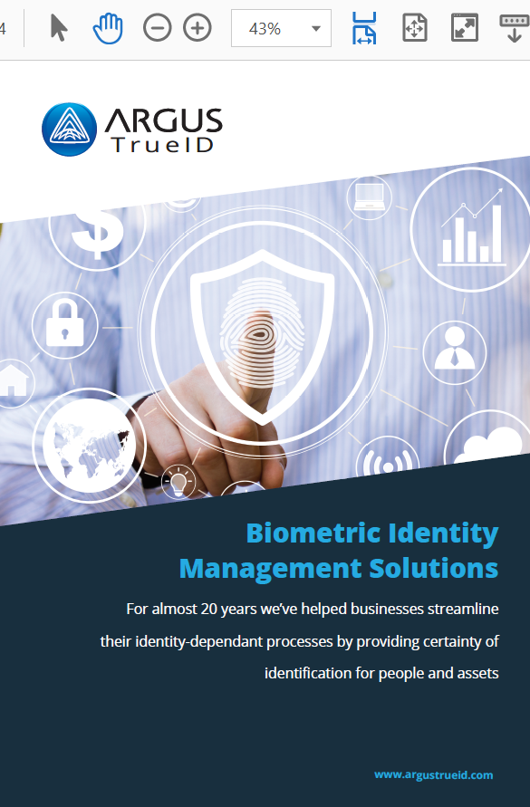 Argus TrueID Corporate Brochure